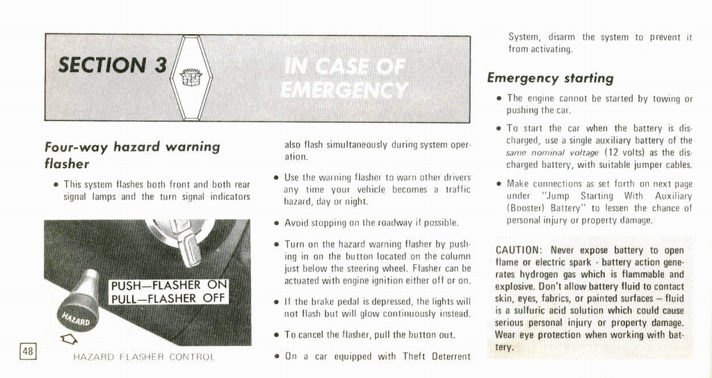 1973 Cadillac Owners Manual Page 42